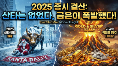 2025년 증시 결산: '산타랠리'는 없었지만, '귀금속 랠리'는 뜨거웠다