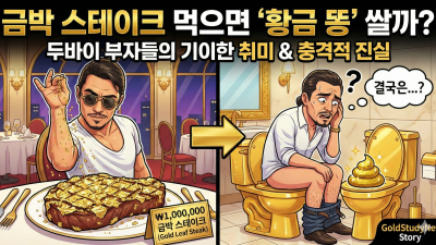 100만 원짜리 금박 스테이크, 먹으면 '황금 똥' 쌀까요?