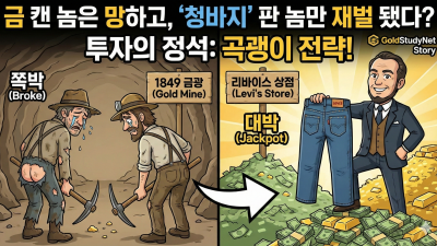 금 캐러 가서 다 망하고, '청바지' 판 놈만 재벌 됐다?