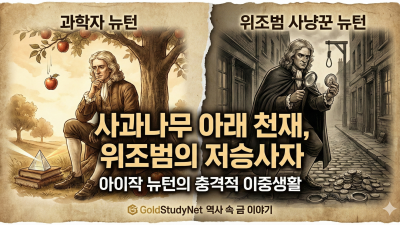 사과나무 아래의 천재 물리학자? 위조지폐범들 목 매단 저승사자, 아이작 뉴턴